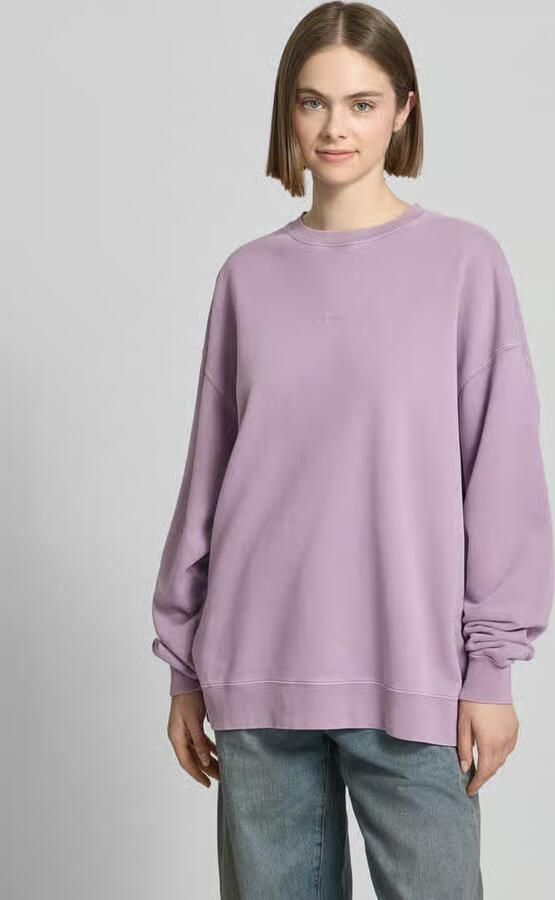 OH APRIL Oversized sweatshirt met logostitching model 'Farmers Market' - Foto 3