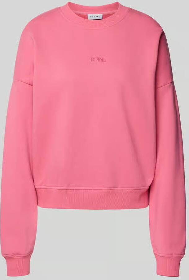 OH APRIL Oversized sweatshirt met ribboorden