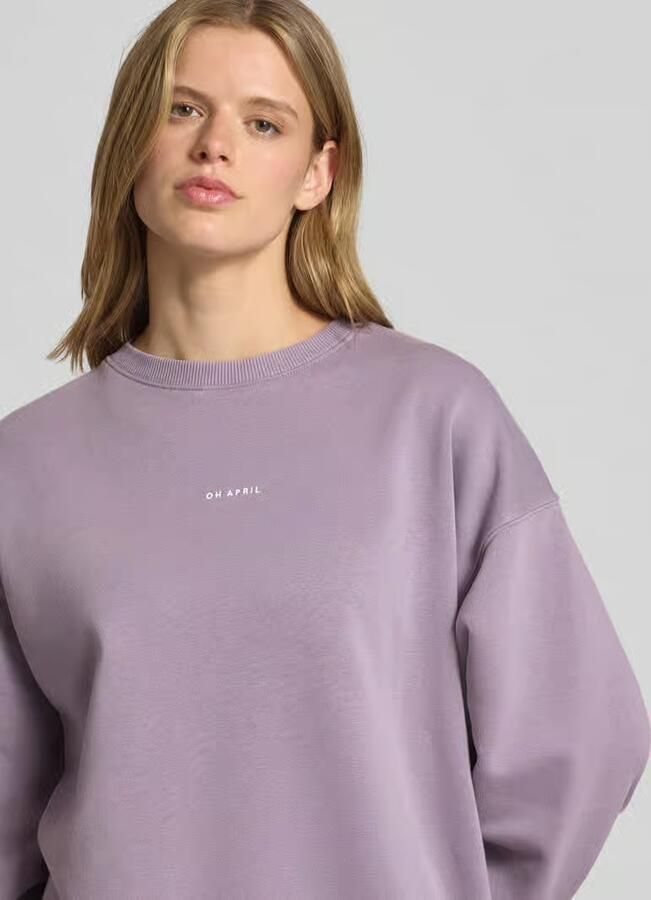OH APRIL Oversized sweatshirt met ronde hals en logo