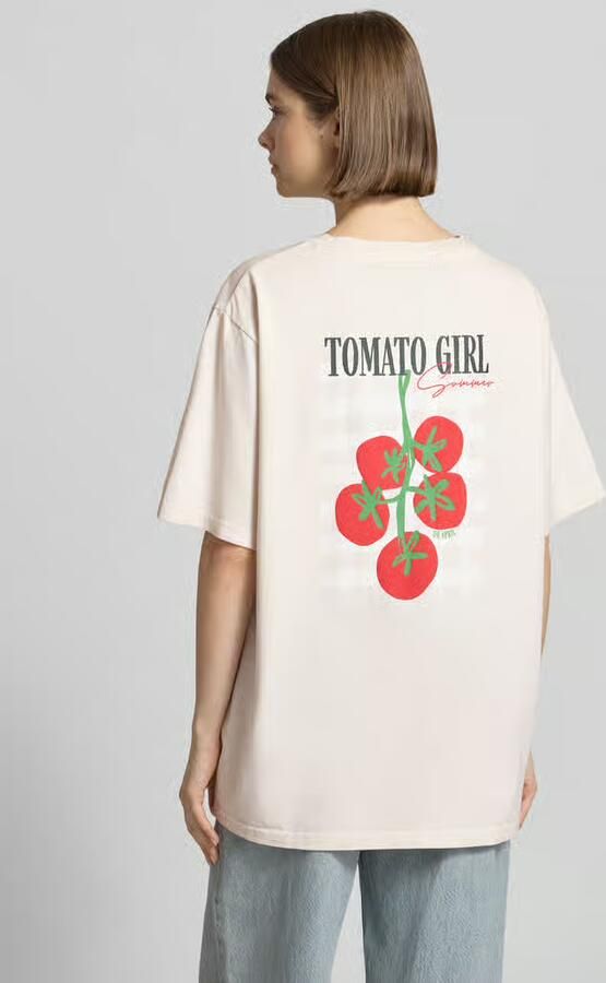 OH APRIL Oversized T-shirt met Labelstitching - Foto 3