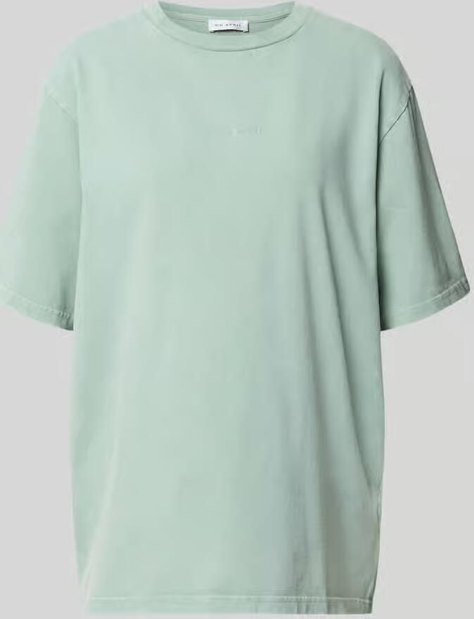 OH APRIL Oversized T-shirt met labelstitching model 'Farmers Market' - Foto 2