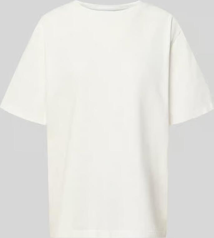 OH APRIL Oversized T-shirt met stitching aan de achterkant model 'Flower'