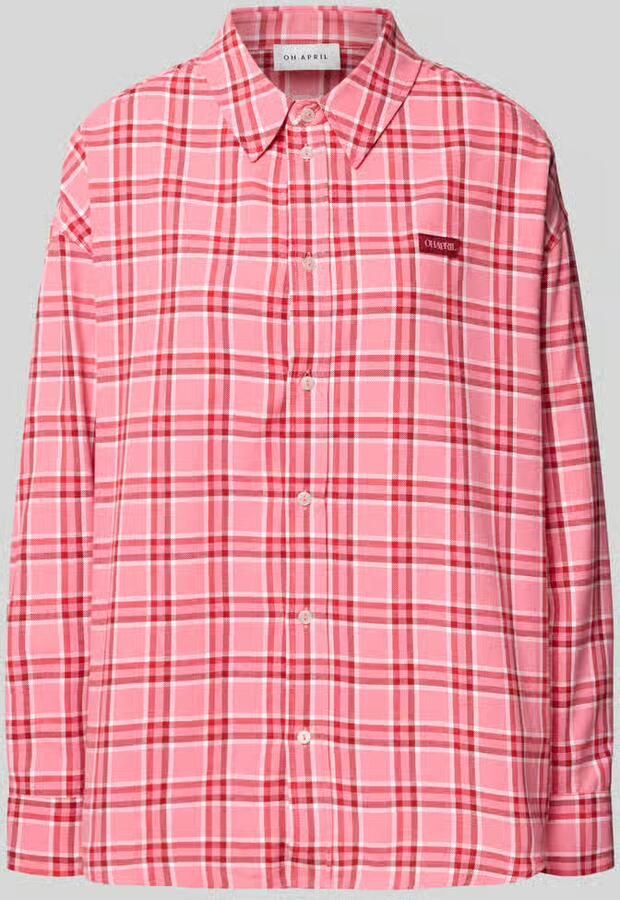 OH APRIL Oversized vrijetijdsoverhemd met labeldetail model 'Vivian' - Foto 2