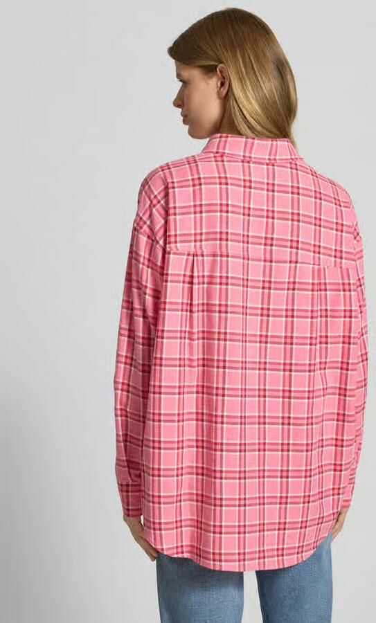 OH APRIL Oversized vrijetijdsoverhemd met labeldetail model 'Vivian' - Foto 4