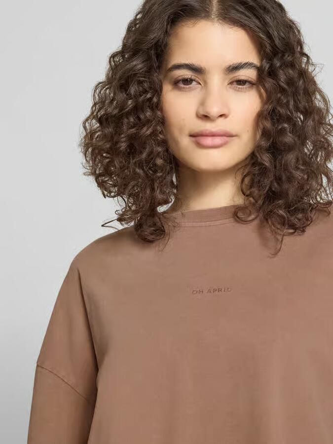 OH APRIL regular fit sweatshirt met labeldetail