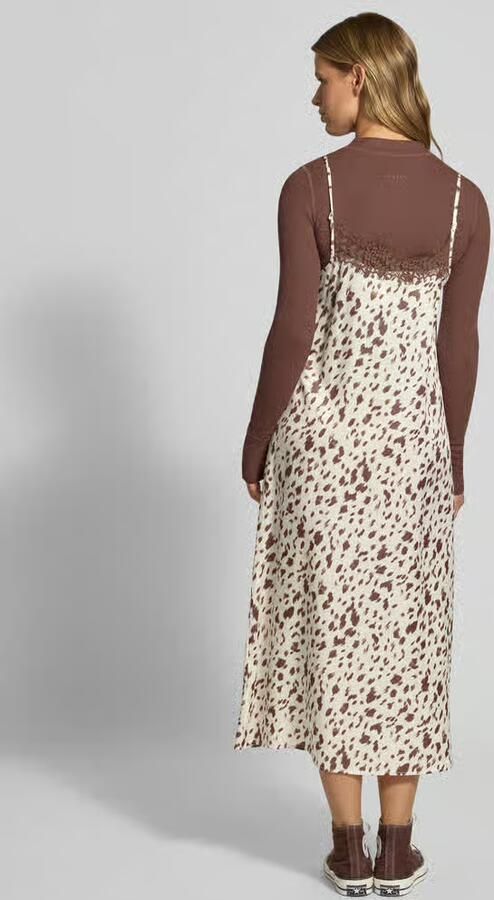 OH APRIL relaxed fit midi-jurk met kant - Foto 2