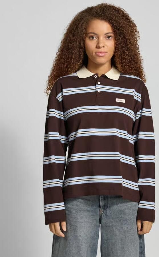 OH APRIL Relaxed fit poloshirt met labeldetail model 'Jolina' - Foto 2