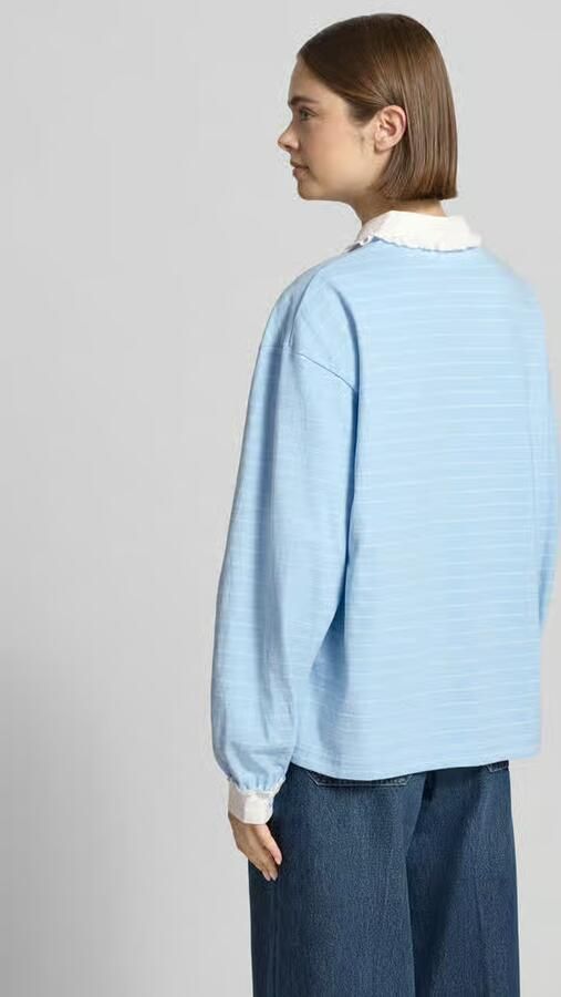 OH APRIL relaxed fit poloshirt met labelstitching model 'Jolina' - Foto 3