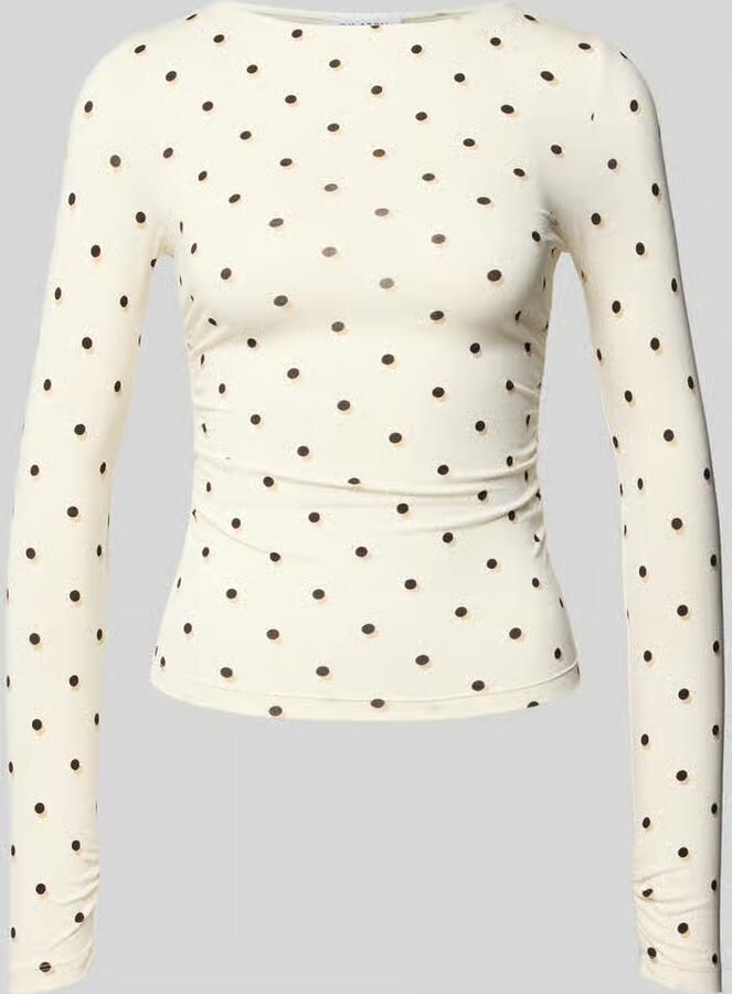 OH APRIL Shirt met lange mouwen en labelstitching model 'Maeve' - Foto 2