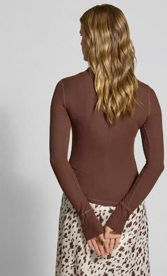 OH APRIL Shirt met lange mouwen met korte knoopsluiting model 'Maris' - Foto 3