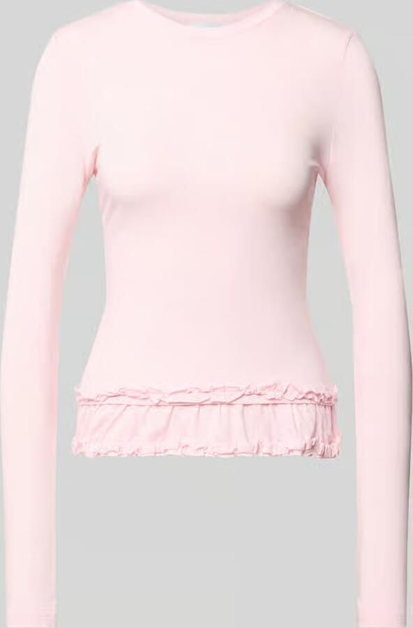 OH APRIL Shirt met lange mouwen met ruches model 'Mariella' - Foto 2