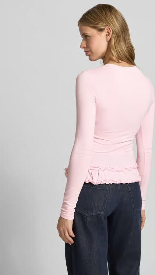 OH APRIL Shirt met lange mouwen met ruches model 'Mariella'