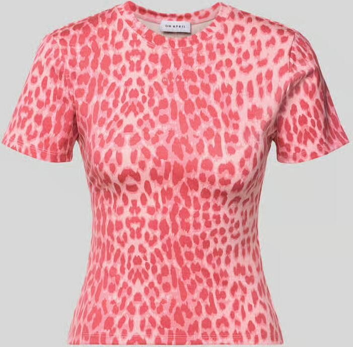 OH APRIL Slim fit T-shirt in all-over look model 'Joy' - Foto 2