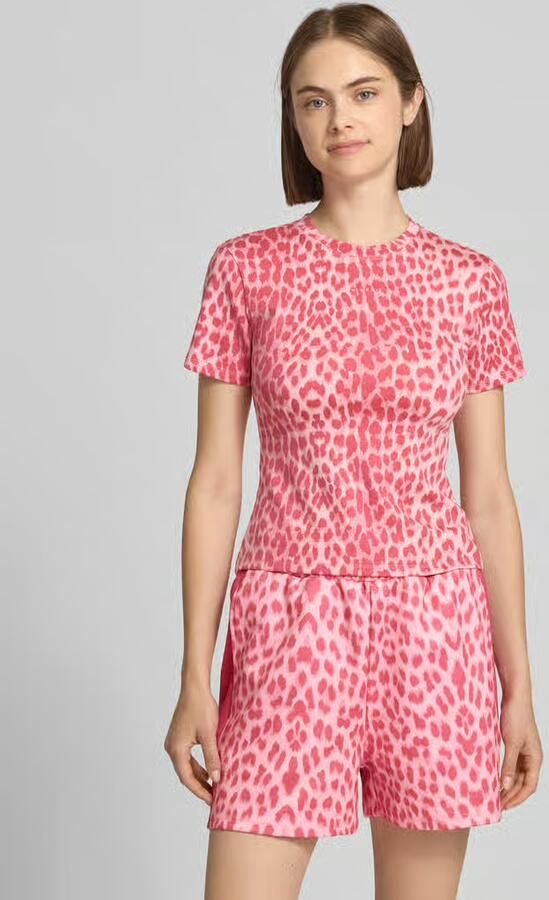 OH APRIL Slim fit T-shirt in all-over look model 'Joy' - Foto 3
