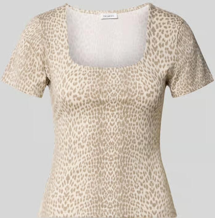 OH APRIL Slim Fit t-shirt in all-over look model 'Kalina' - Foto 2