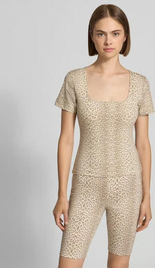 OH APRIL Slim Fit t-shirt in all-over look model 'Kalina' - Foto 2