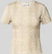 OH APRIL slim fit T-shirt met ronde hals model 'Joy'