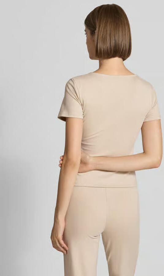 OH APRIL Slim Fit t-shirt met vierkante hals model 'Kalina' - Foto 3