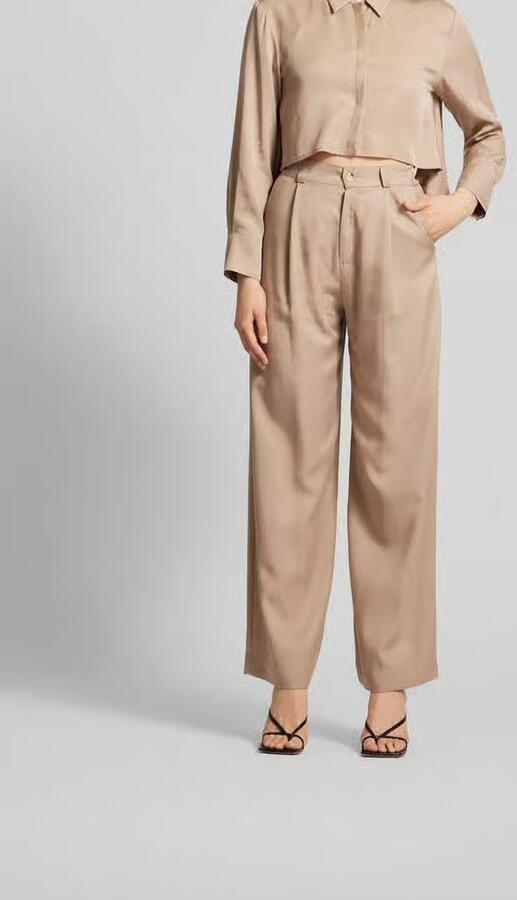 OH APRIL Stoffen broek met bandplooien - Foto 2