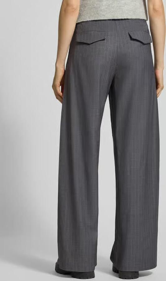 OH APRIL Stoffen broek met labeldetail model 'Leana' - Foto 3