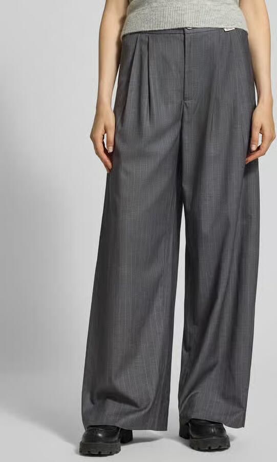 OH APRIL Stoffen broek met labeldetail model 'Leana' - Foto 2