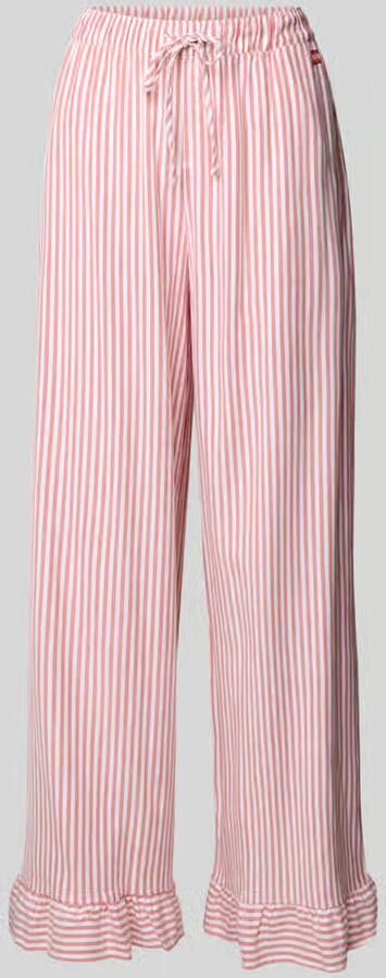 OH APRIL Stoffen broek met labeldetail model 'Ruby'