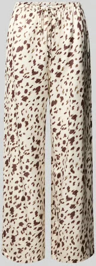 OH APRIL Stoffen broek van viscosemix met elastische band model 'Verde'