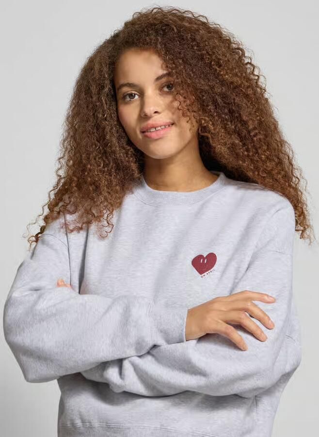 OH APRIL Sweatshirt met motiefprint model 'Nina'