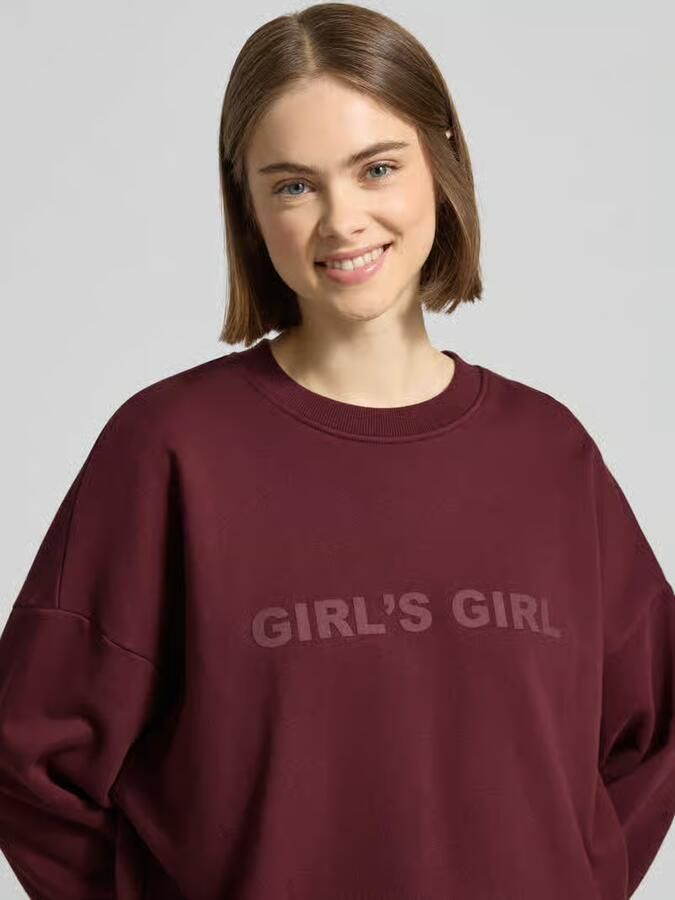OH APRIL sweatshirt met statementprint en verlaagde schouders