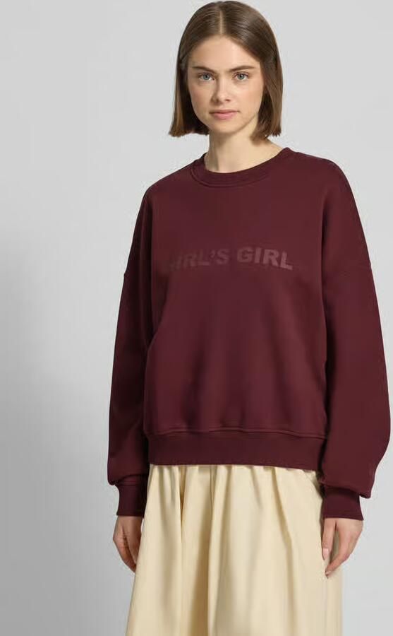 OH APRIL sweatshirt met statementprint en verlaagde schouders - Foto 3