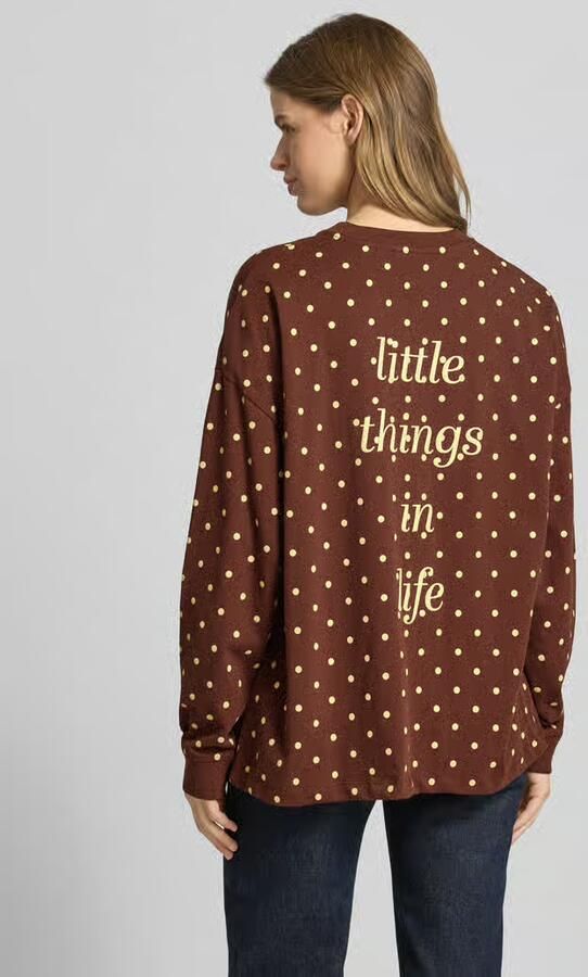 OH APRIL sweatshirt met verlaagde schouders - Foto 3