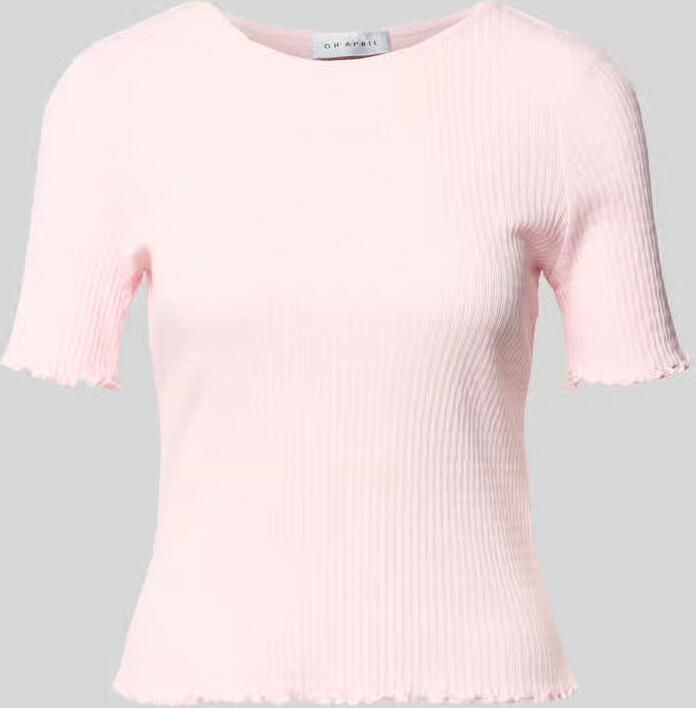 OH APRIL T-shirt met labelstitching model 'Lune' - Foto 2