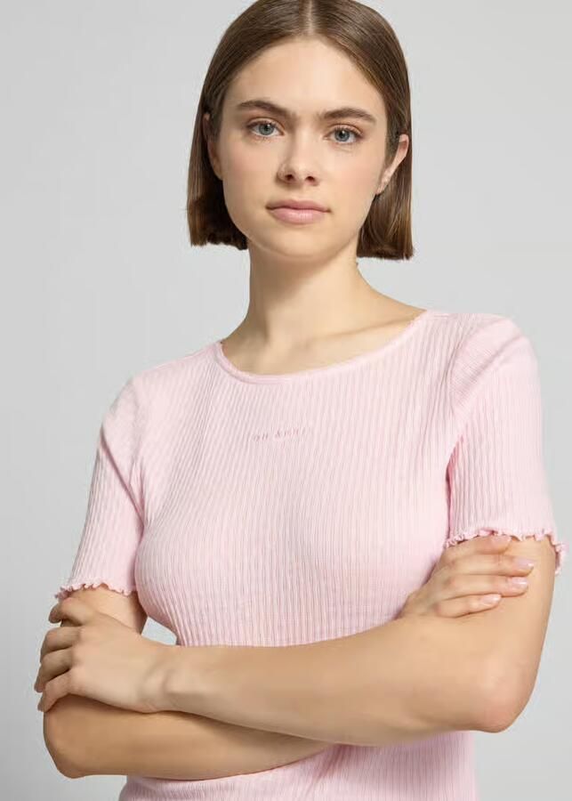 OH APRIL T-shirt met labelstitching model 'Lune'