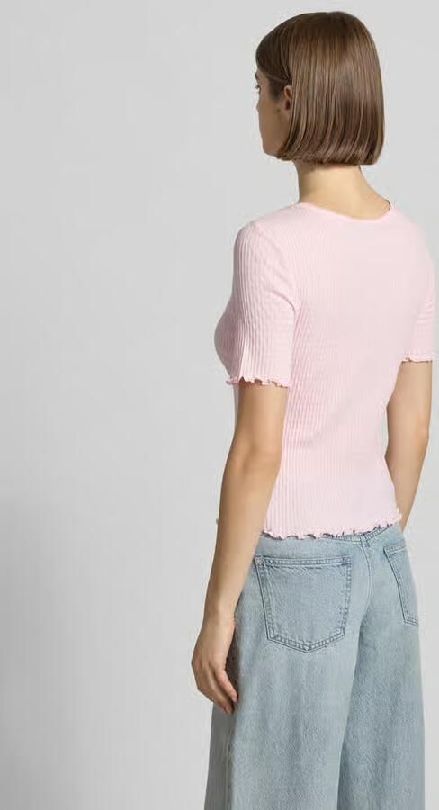 OH APRIL T-shirt met labelstitching model 'Lune'