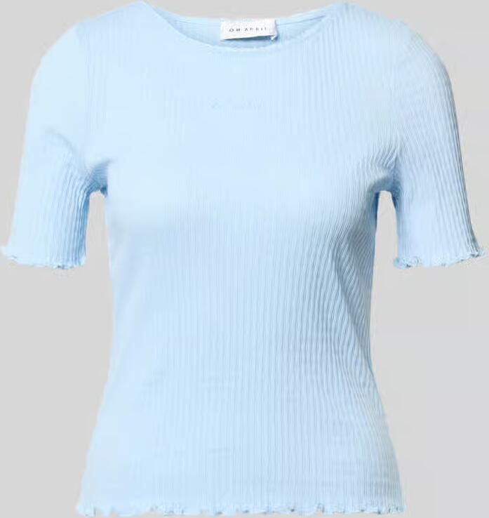 OH APRIL T-shirt met logostitching model 'Lune' - Foto 2
