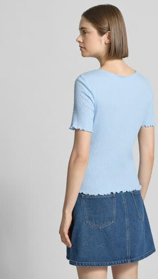 OH APRIL T-shirt met logostitching model 'Lune' - Foto 3
