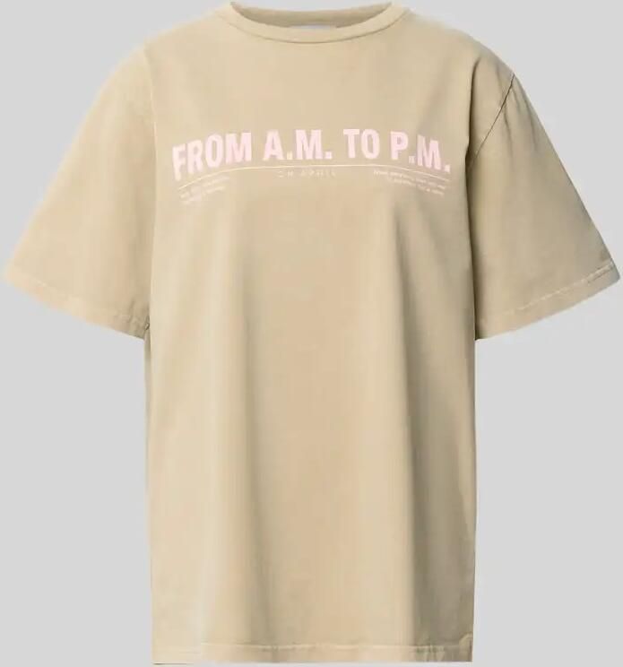 OH APRIL T-shirt met ronde hals model 'AM to PM'