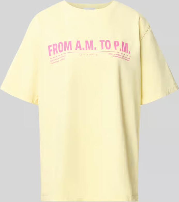 OH APRIL T-shirt met ronde hals model 'AM to PM'