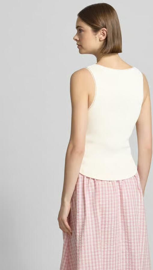 OH APRIL Tanktop in riblook model 'Jolie'