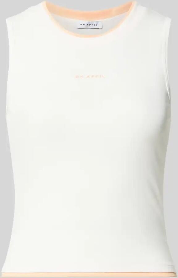 OH APRIL Tanktop met labelstitching model 'Amea'
