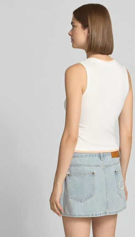 OH APRIL Tanktop met labelstitching model 'Amea' - Foto 3