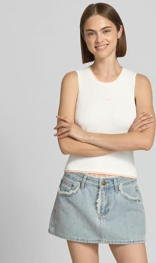 OH APRIL Tanktop met labelstitching model 'Amea' - Foto 2