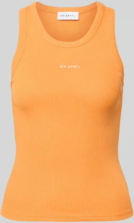 OH APRIL Tanktop met labelstitching model 'Dara'