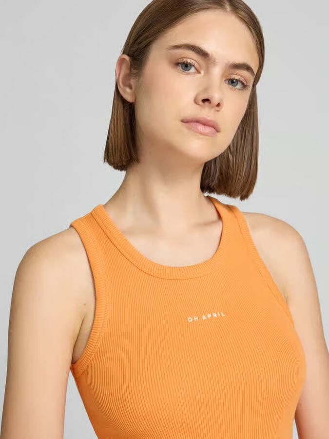 OH APRIL Tanktop met labelstitching model 'Dara' - Foto 2