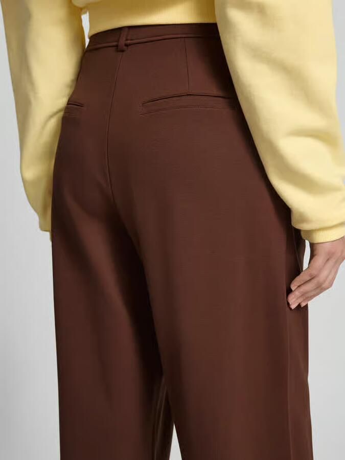 OH APRIL Wide fit stoffen broek van viscosemix model 'Miri'