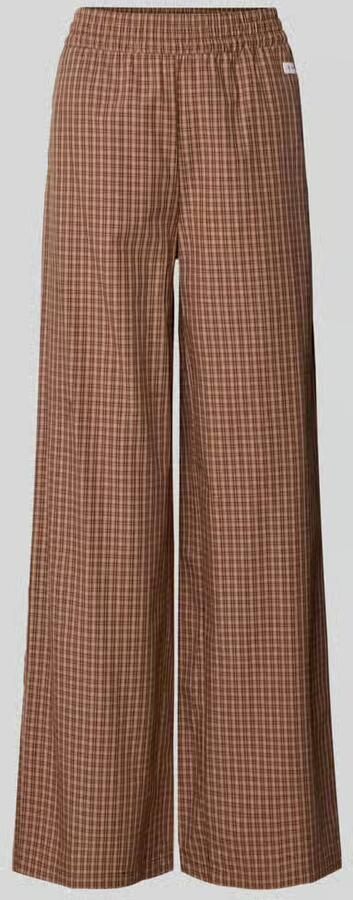 OH APRIL Wide leg broek met label-patch model 'Hazel' - Foto 2