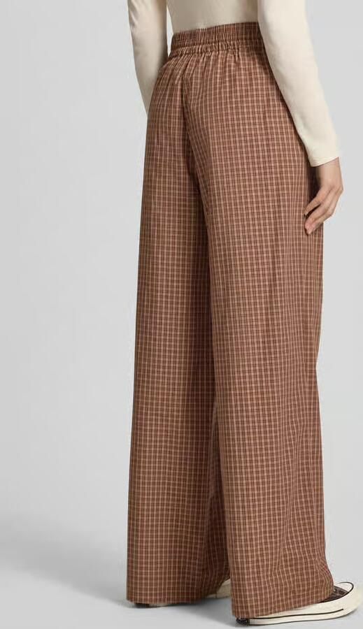 OH APRIL Wide leg broek met label-patch model 'Hazel'