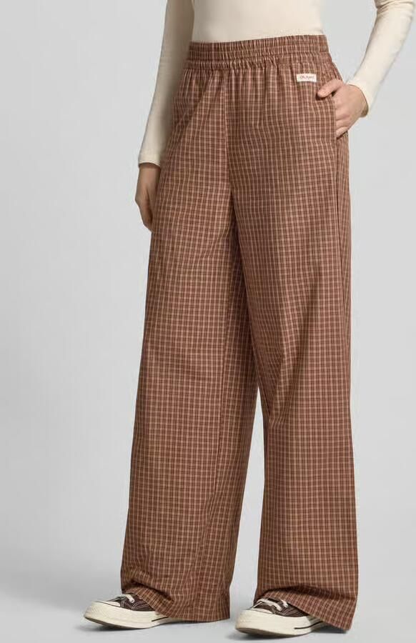 OH APRIL Wide leg broek met label-patch model 'Hazel' - Foto 3