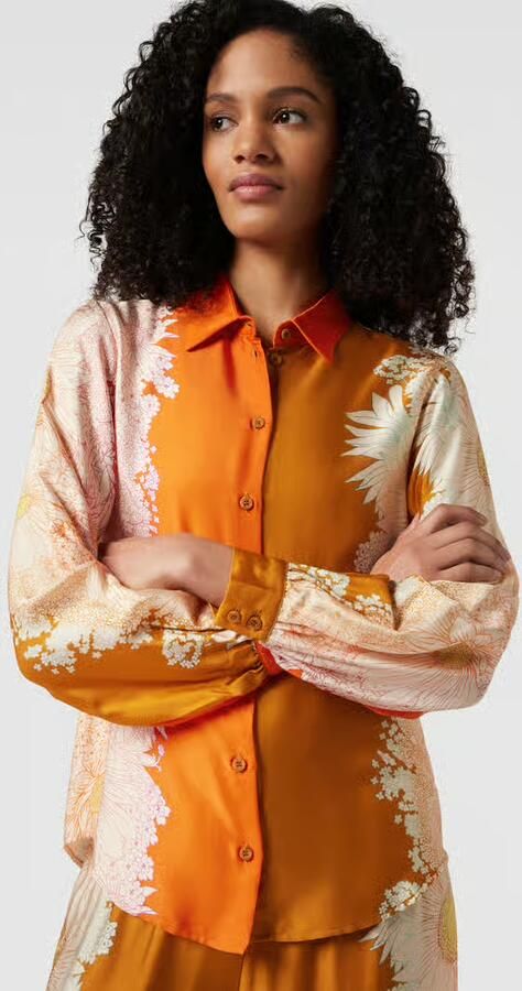 Oilily Blouse met bloemenprint model 'BAIN'