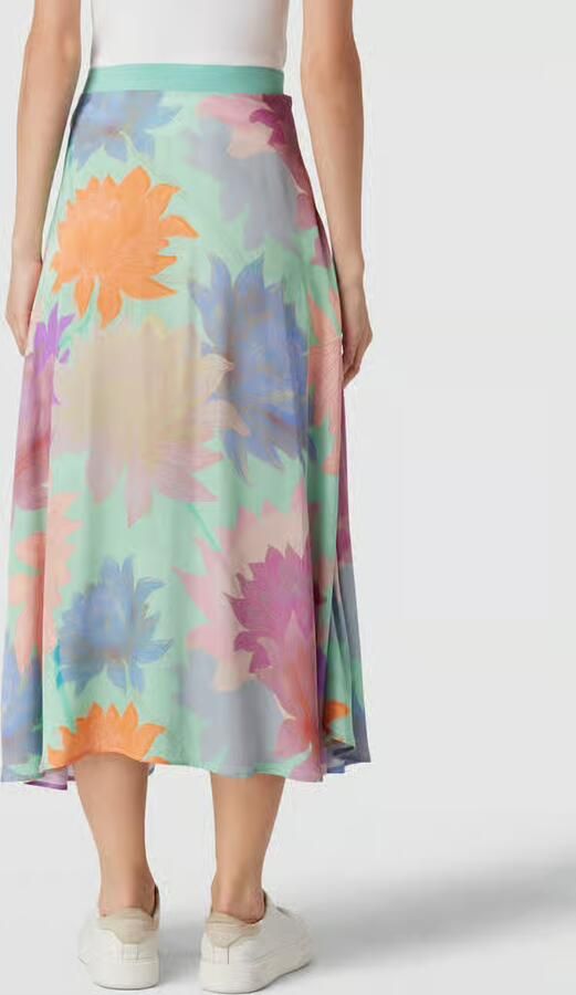 Oilily Midirok met all-over bloemenprint model 'SAYGE'